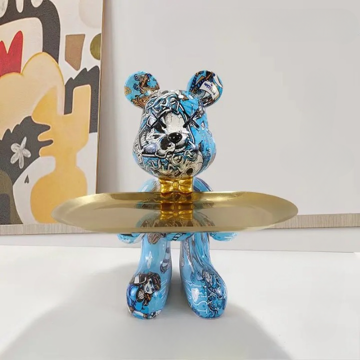 CraftBear - Bear Statue with Tray