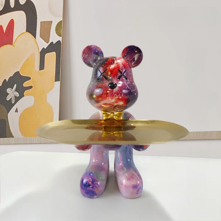 CraftBear - Bear Statue with Tray