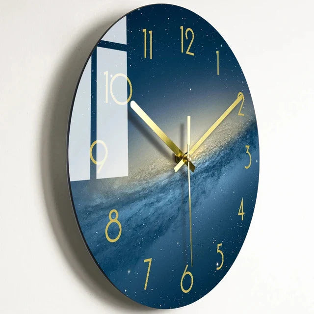 TimelessUniverse - Driven Glass Wall Clock