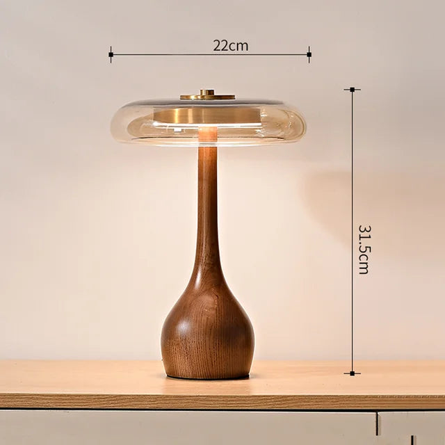 LuxeCopper - Mushroom Desk Lamp