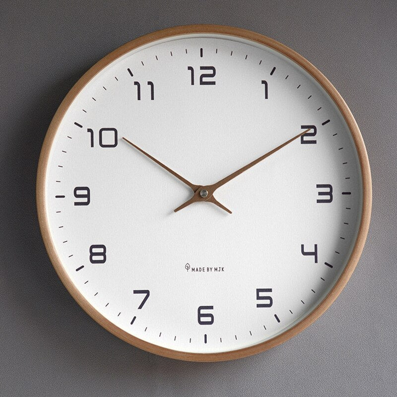 Wooden Wall Clock - Scandinavian Simplicity | Timeless design and natural beauty