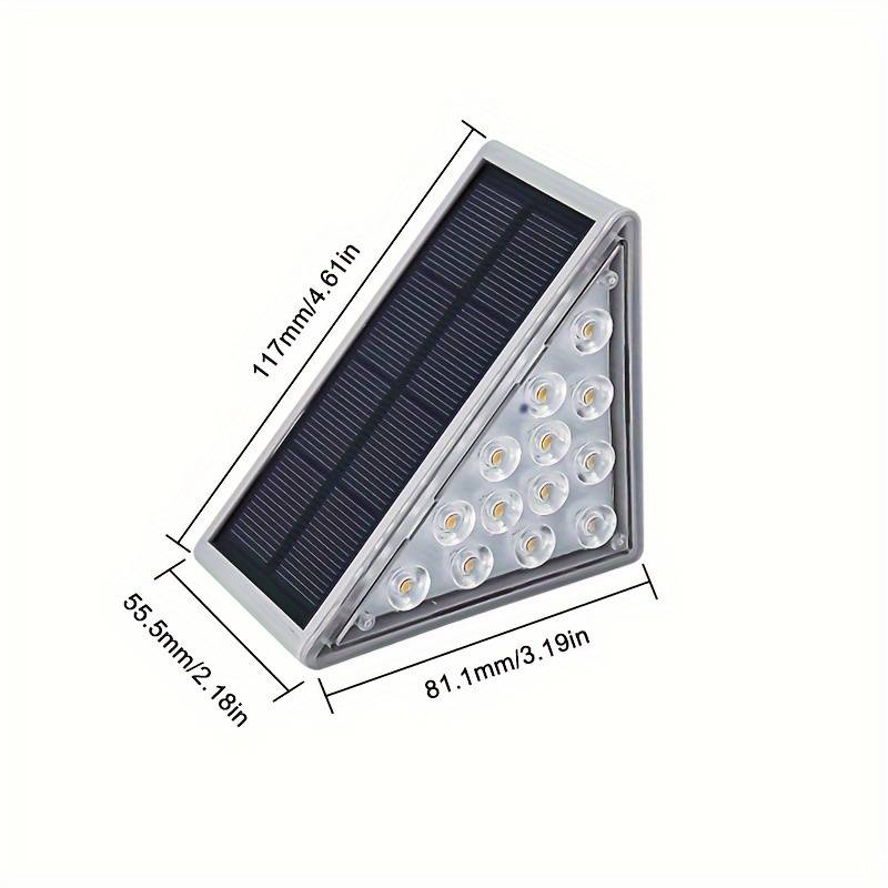 Wireless Solar Stair Lighting | Automatic On/Off, IP65 Waterproof, Eco-Friendly