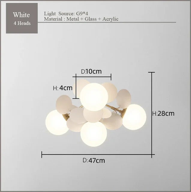 LuxeLineage - Modern Ceiling Chandelier