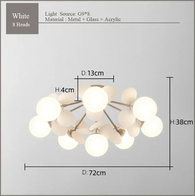 LuxeLineage - Modern Ceiling Chandelier