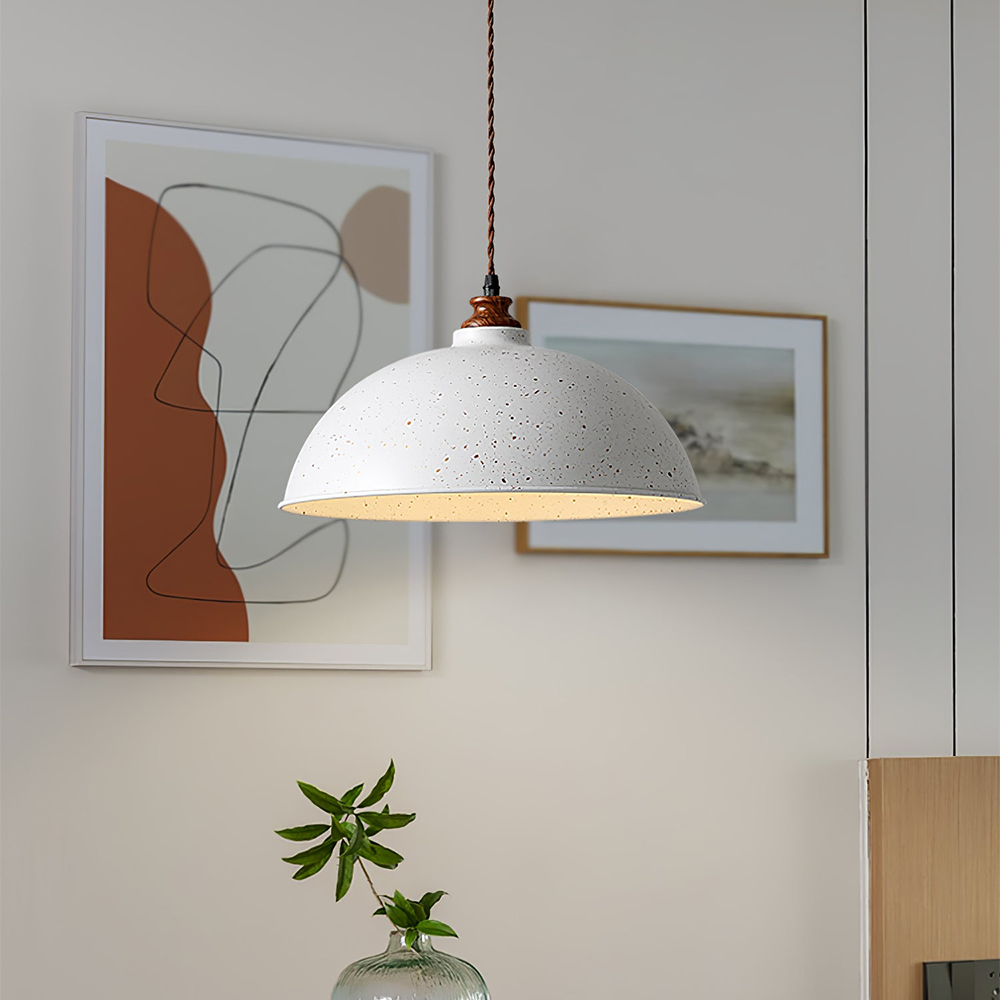 Modern Pendant Lights | Adjustable White Wrought Iron Lighting