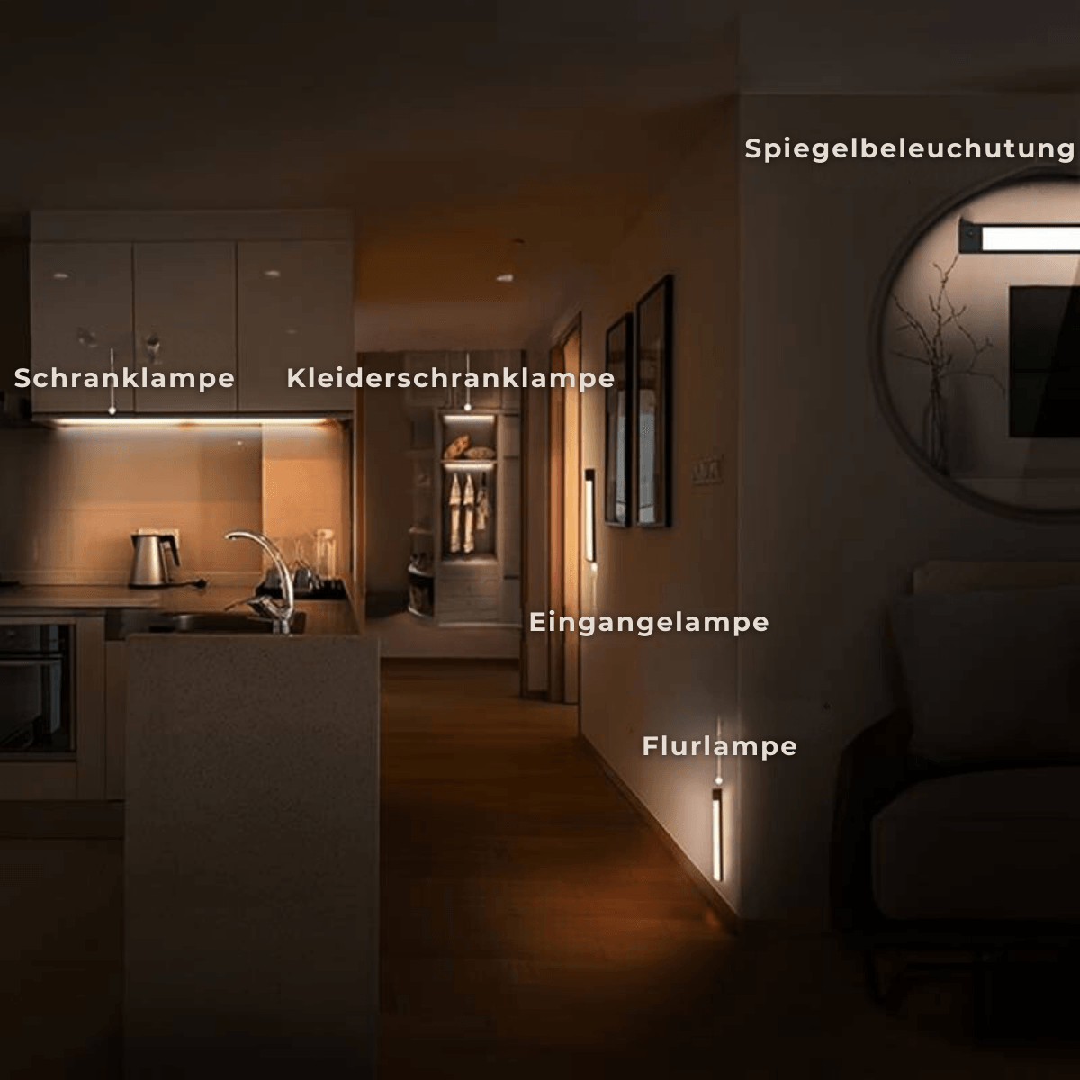 USB LED Lamp with Sensor Mode | Energy-Efficient Lighting with Automatic Adjustment