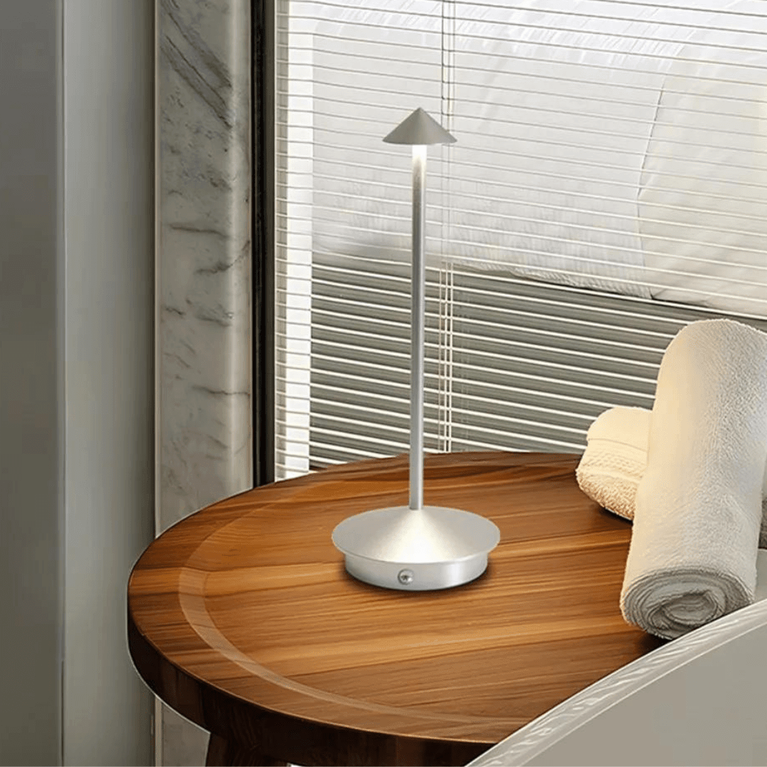 Wireless Table Lamp | Modern Design, Rechargeable, Sleek Lighting