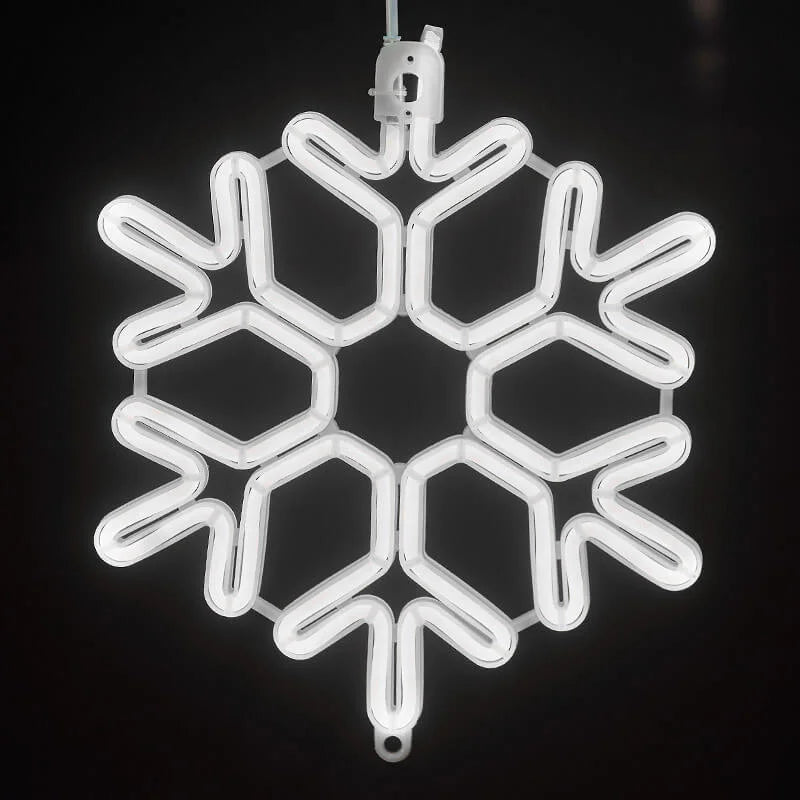 Winter Star - Sparkling Snowflake LED Lights