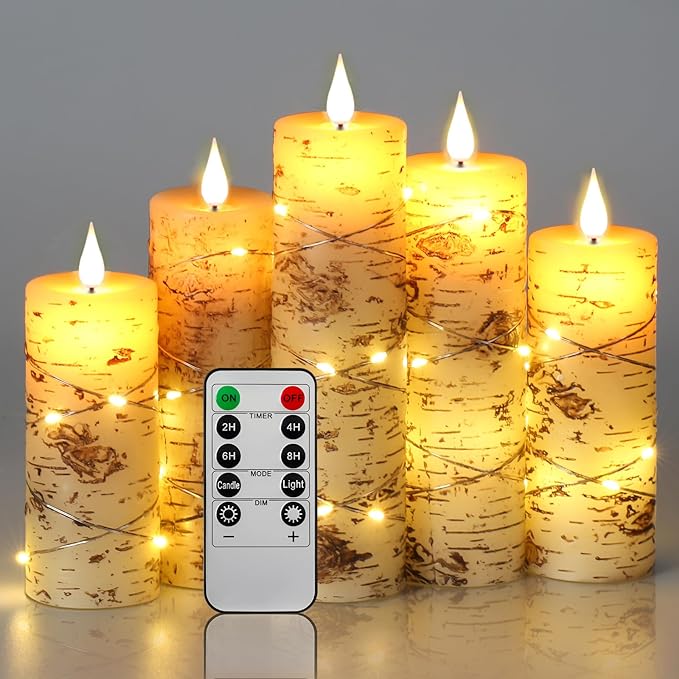 LumiFlame - Wireless LED Candles with Realistic Flame Effect