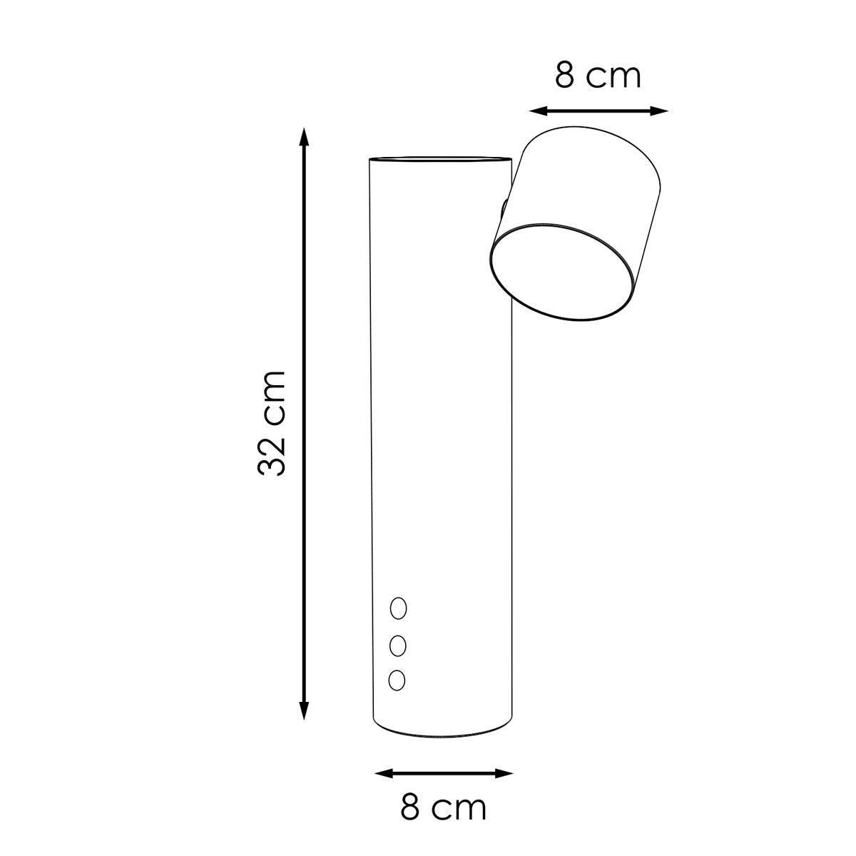 Home Sweet Home Sort LED Table Lamp - Adjustable Intensity and Direction, 5W LED, 350lm, Warm White 3000K