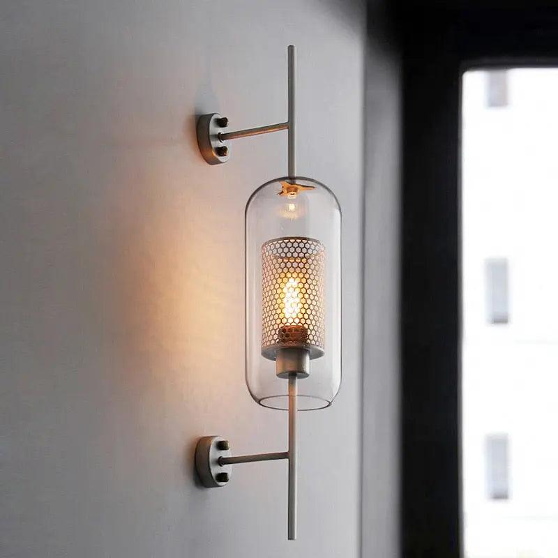 Luxury Wall Lights | Modern Nordic Design with Glass and Metal Finish