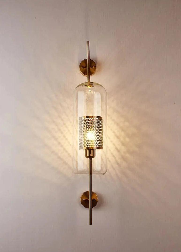 Luxury Wall Lights | Modern Nordic Design with Glass and Metal Finish