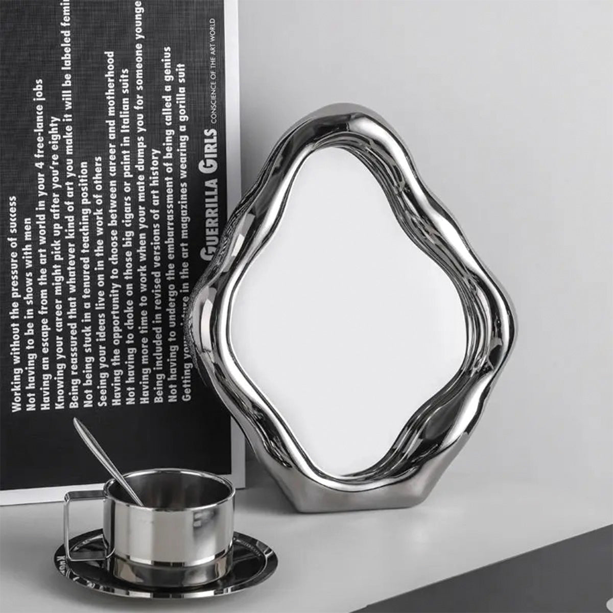 Aura Table Mirror | Elegant Design, Perfect for Vanity & Makeup