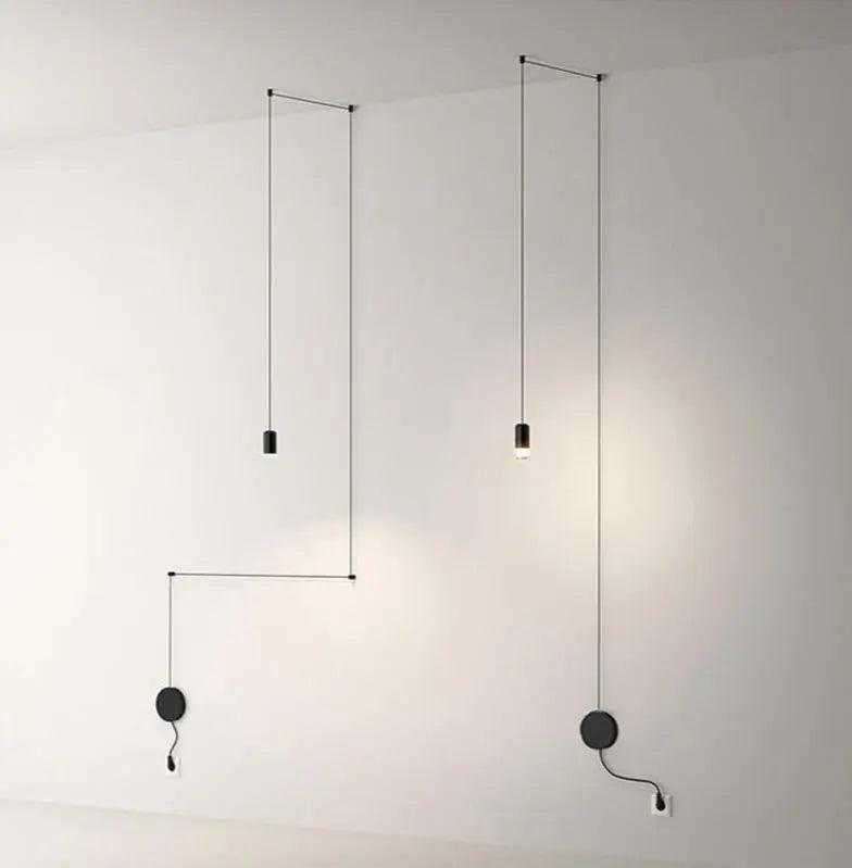 Plug-In Pendant Lights | Black Finish, 15ft Cord, On/Off Switch