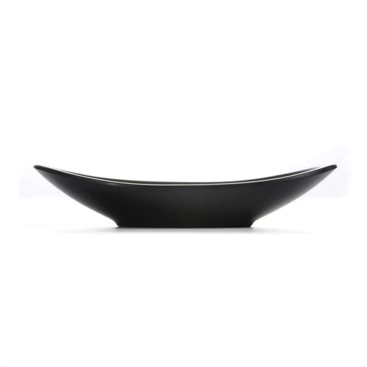 Black Oval Bowl | Modern Tableware for Stylish Dining