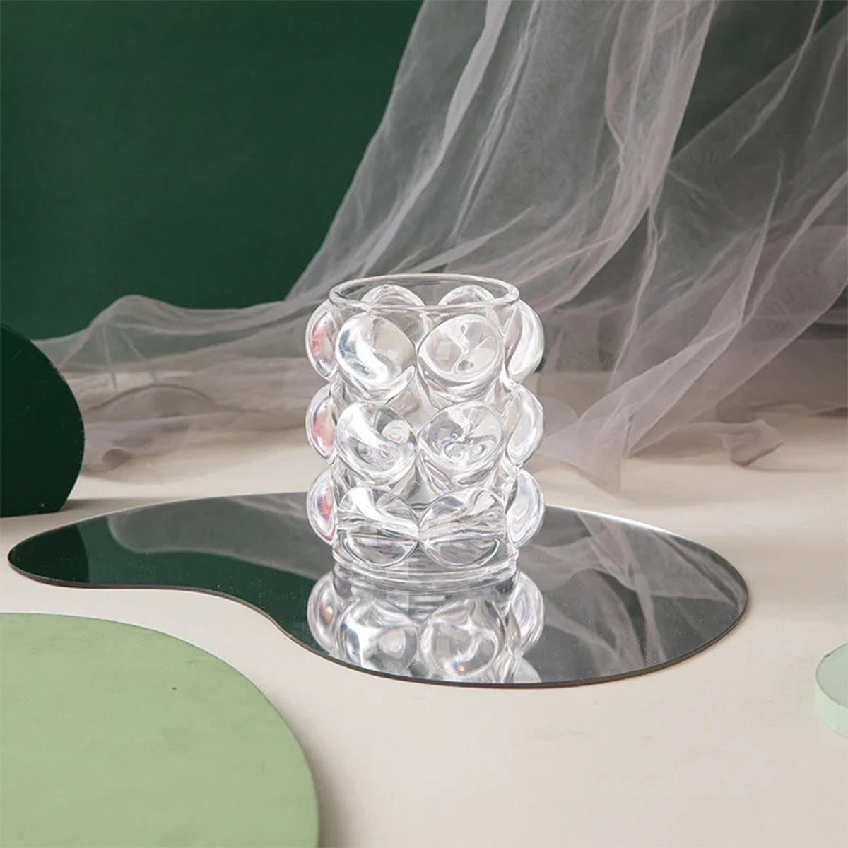 Bubble Glass Container | Stylish Decorative Storage Solution