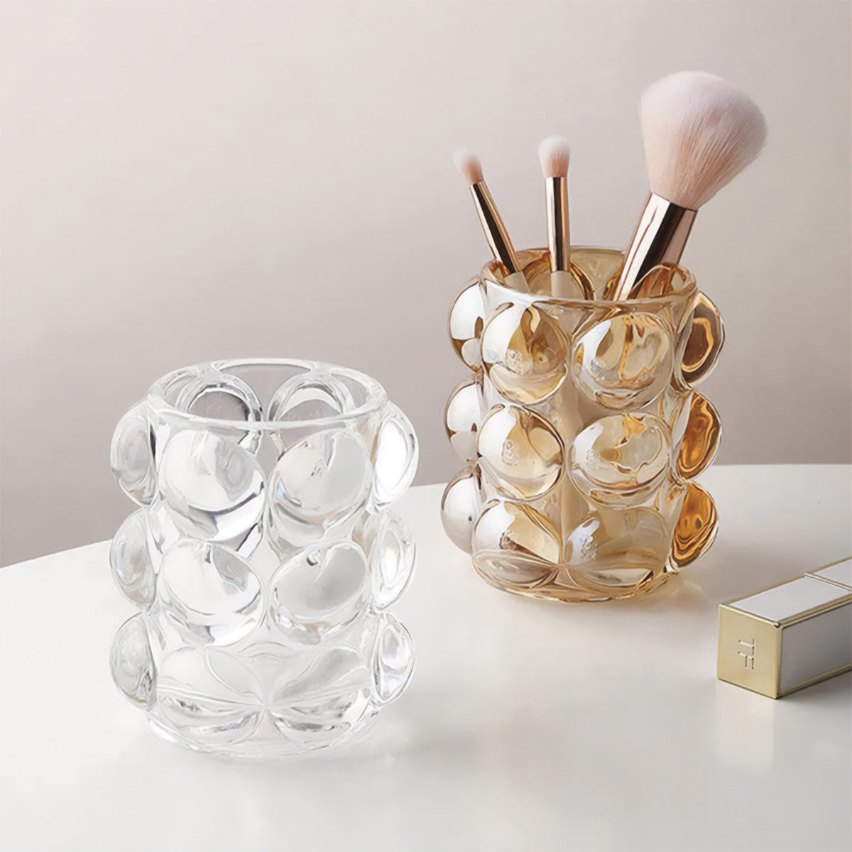 Bubble Glass Container | Stylish Decorative Storage Solution