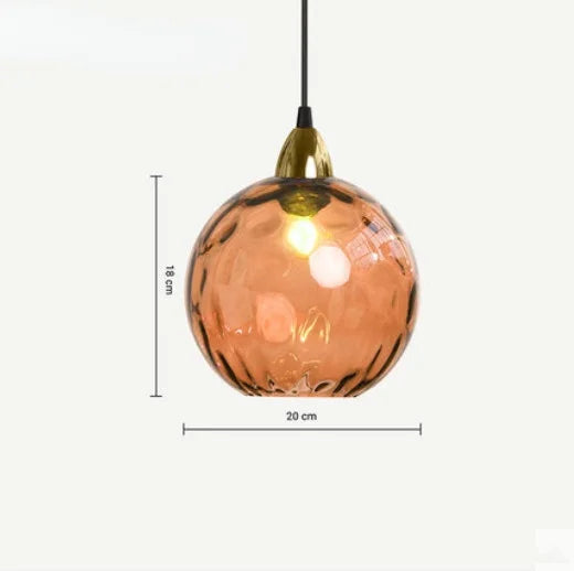 Crystal Globe - Glass Ball Pendant Light