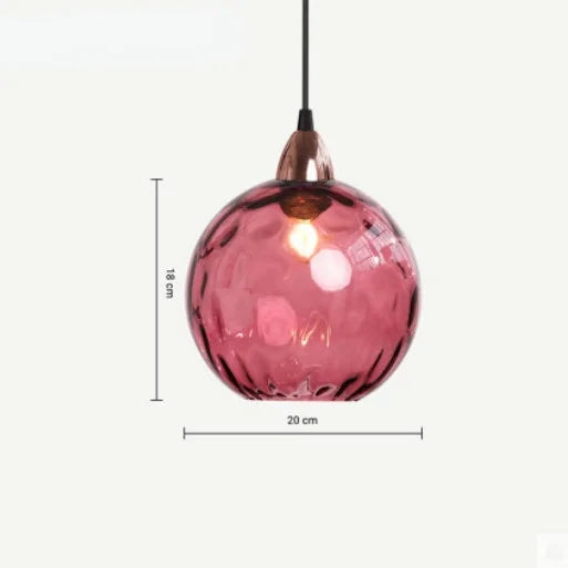 Crystal Globe - Glass Ball Pendant Light