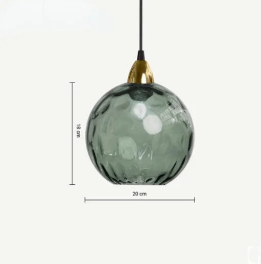 Crystal Globe - Glass Ball Pendant Light