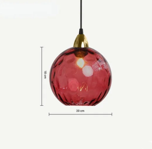 Crystal Globe - Glass Ball Pendant Light