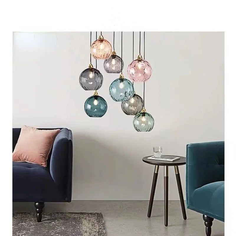 Crystal Globe - Glass Ball Pendant Light