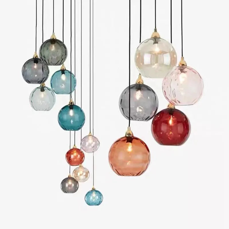 Crystal Globe - Glass Ball Pendant Light