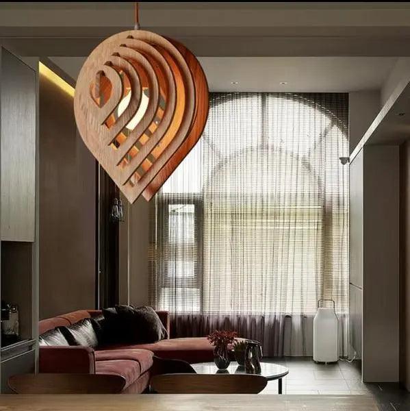 Modern Wooden Pendant | Light Collection