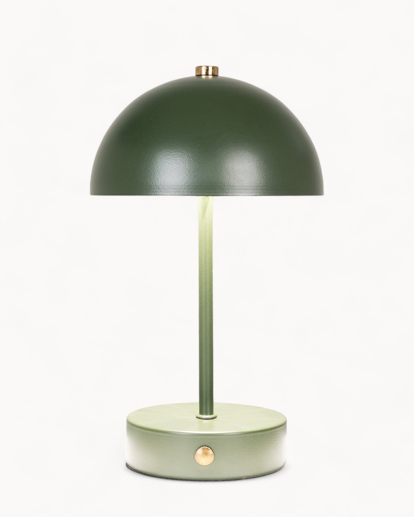 Lumen Leaf – Green Table Lamp – LED, Rechargeable – Modern Design for Living and Working Spaces