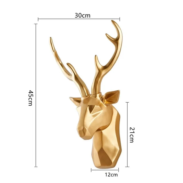 MajesticStag - 3D Deer Head Statue