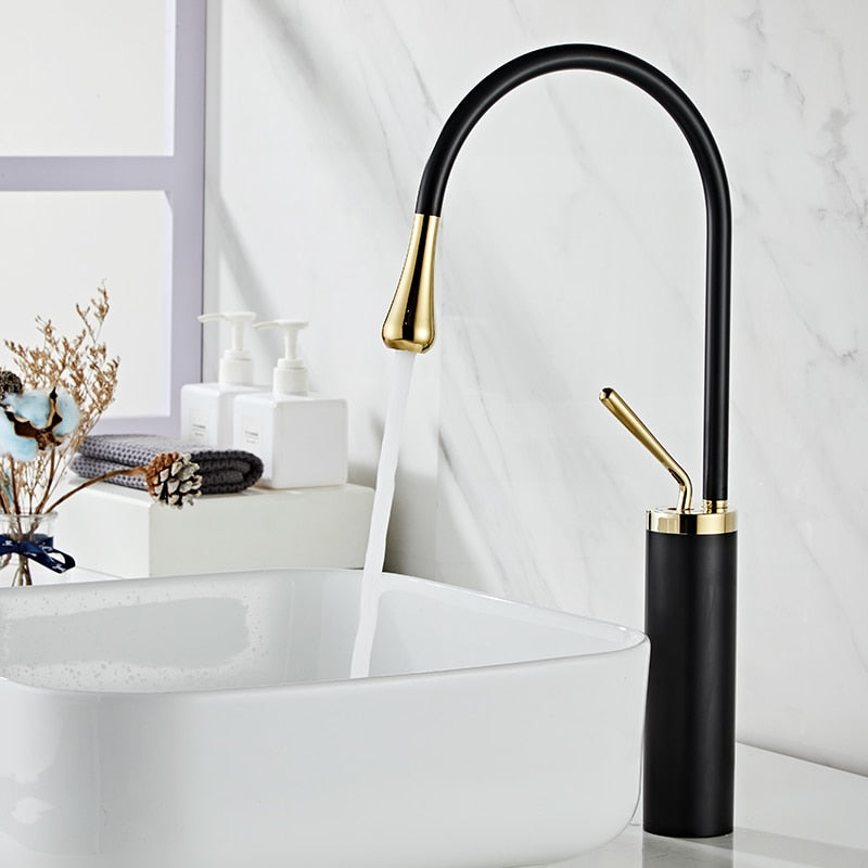 Drop Style Bathroom Sink Faucet | Sleek Modern Design and Functionality