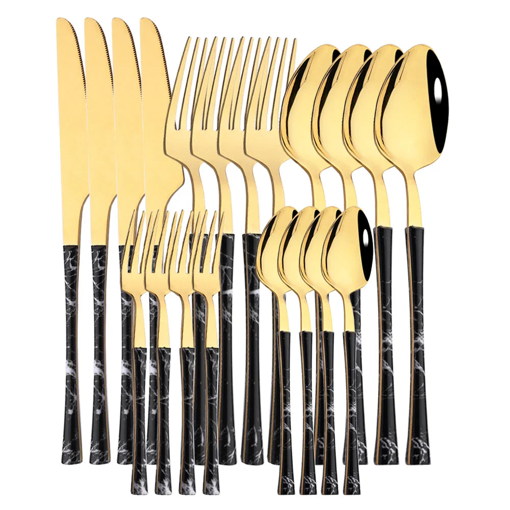 RusticDining | Stainless Steel Cutlery with Wooden Handles