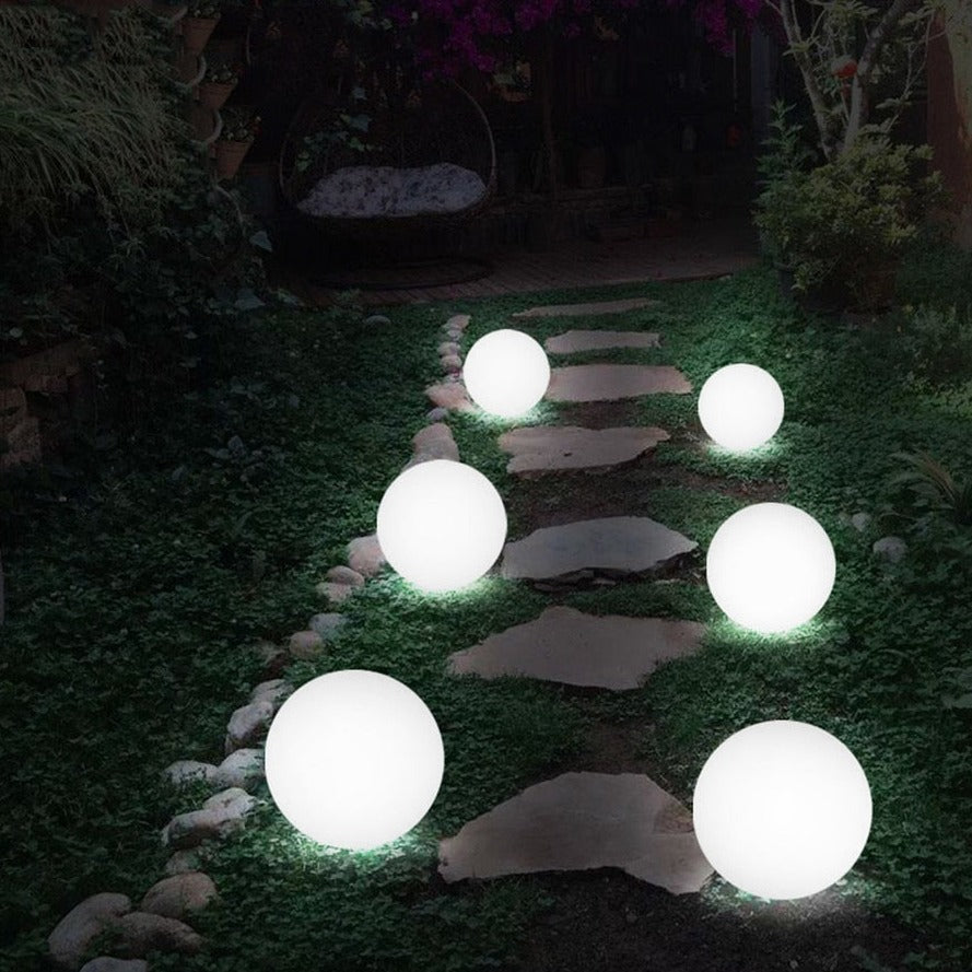 Solar Spherical Garden Light | Weatherproof, 16 Colors, Remote Control