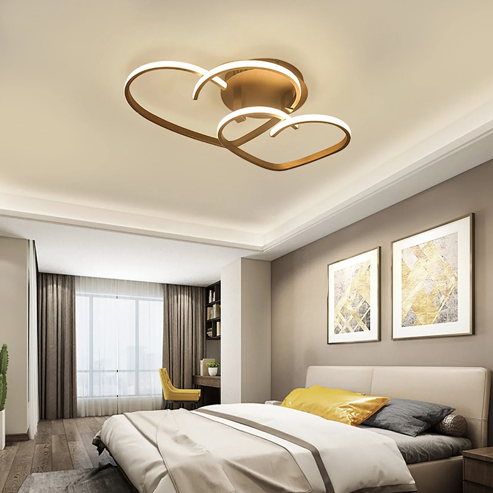 ZenithLove - Heart-shaped Ceiling Lamp