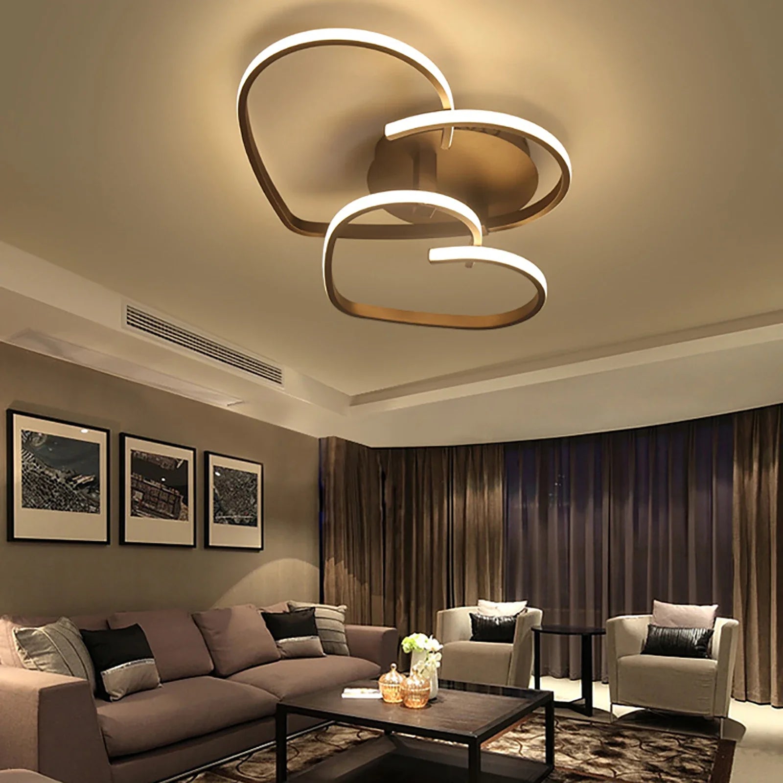 ZenithLove - Heart-shaped Ceiling Lamp