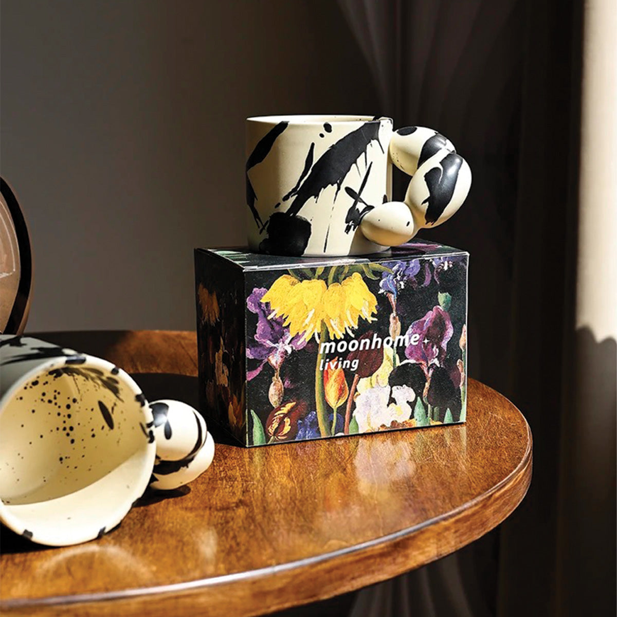 Splash Ink Ceramic Mug | Artistic Design, Durable Ceramic, Perfect for Coffee & Tea