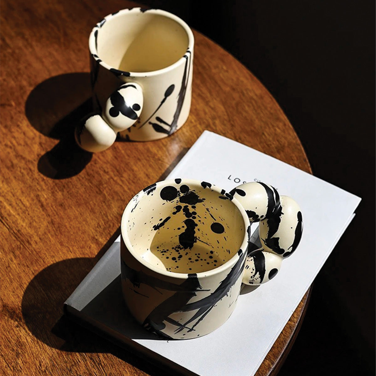 Splash Ink Ceramic Mug | Artistic Design, Durable Ceramic, Perfect for Coffee & Tea