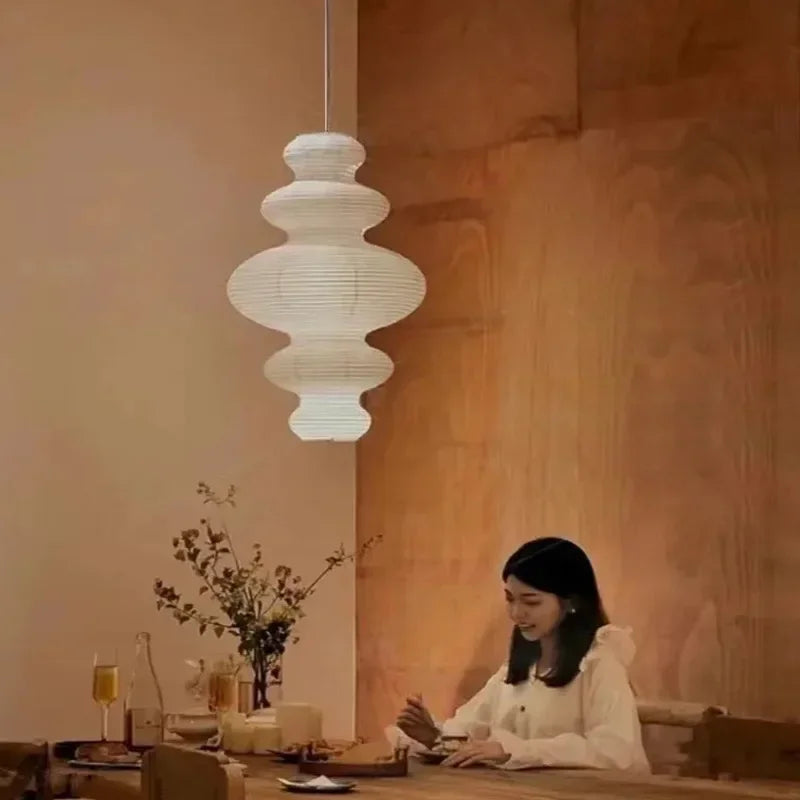 ZenLED - Rice paper chandelier