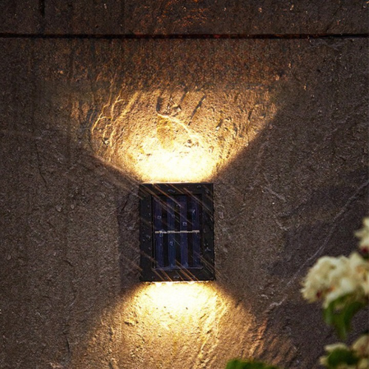 LED Solar Wall Lights | Waterproof Automatic Garden Lighting