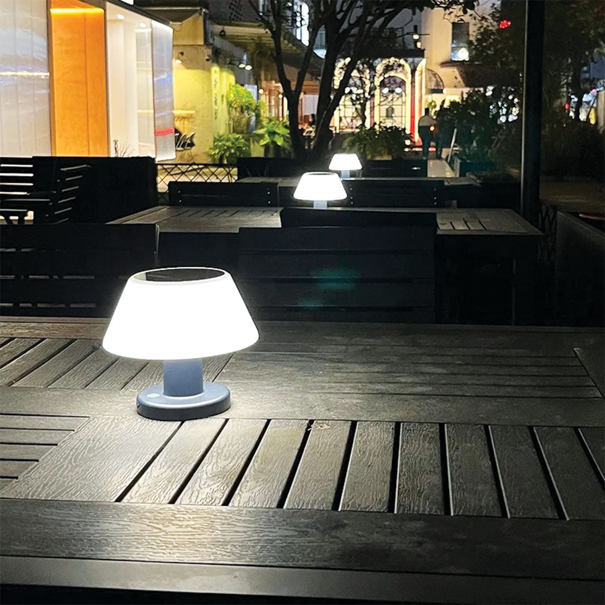 Solar Table Lamp | LED, Solar Powered, IP65 Waterproof