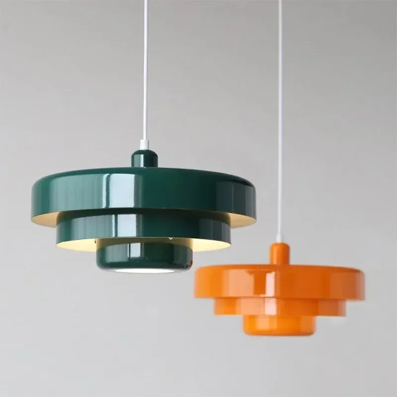 Modern Carbon Steel Pendant Lamp | E27 Light Source