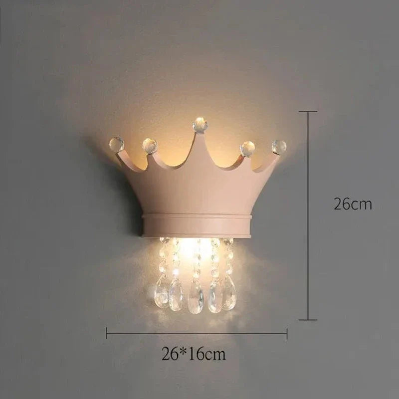 LuminaGlimmer - Crown Wall Sconce