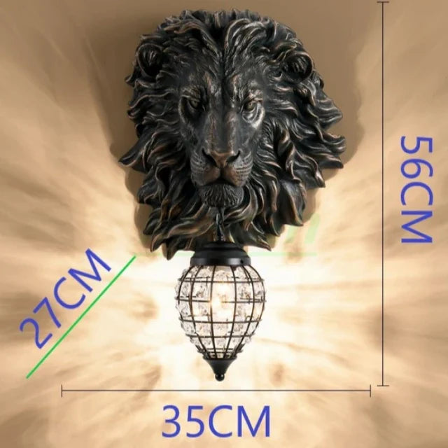 EuroStyle - Majestic Lion Head Light