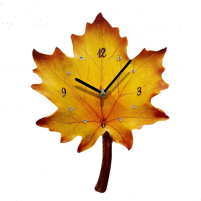 FeatherTime - Nordic Leafwork Clock