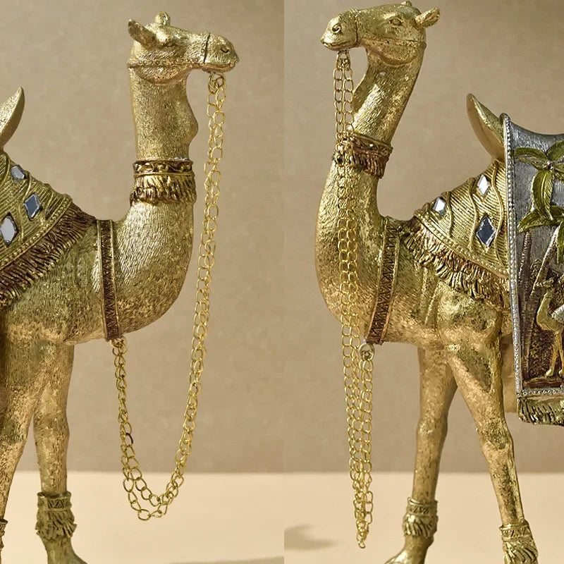 ArabicElegance - Luxurious Camel Sculpture