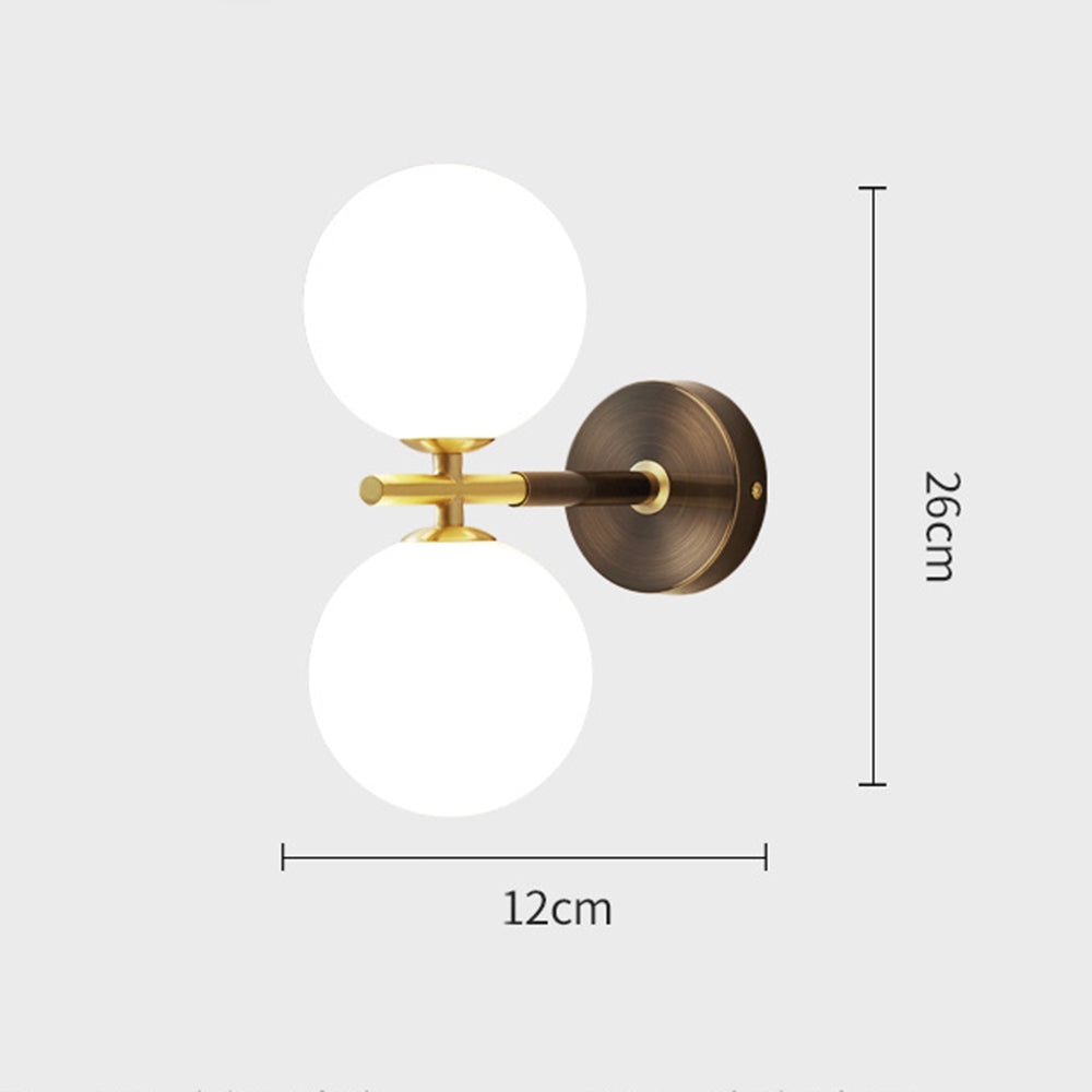 Modern Copper Ball Wall Light | Versatile G9 LED Wall Lamp