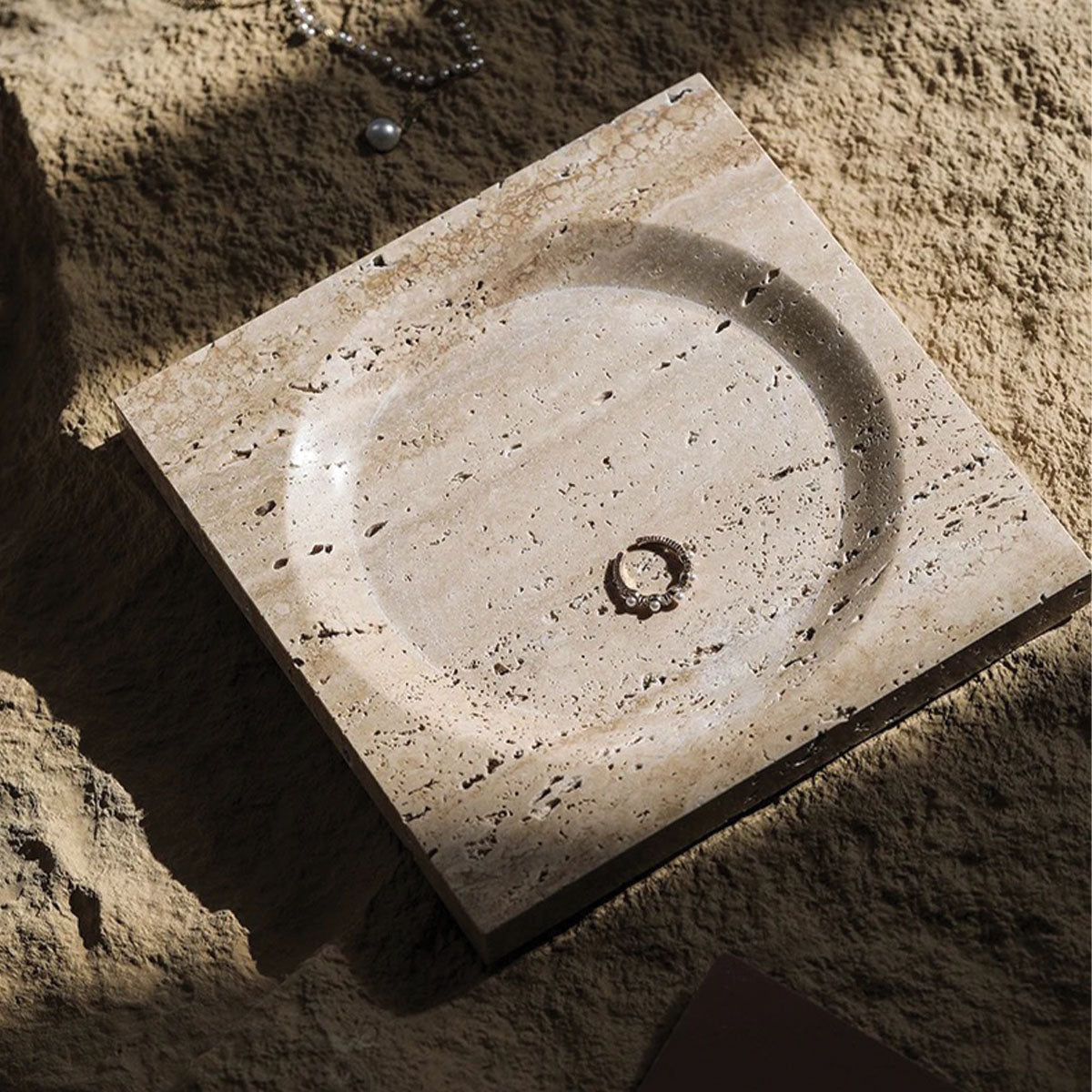 Marble Trays with Wavy Edges | Elegant Stone Serving Ware