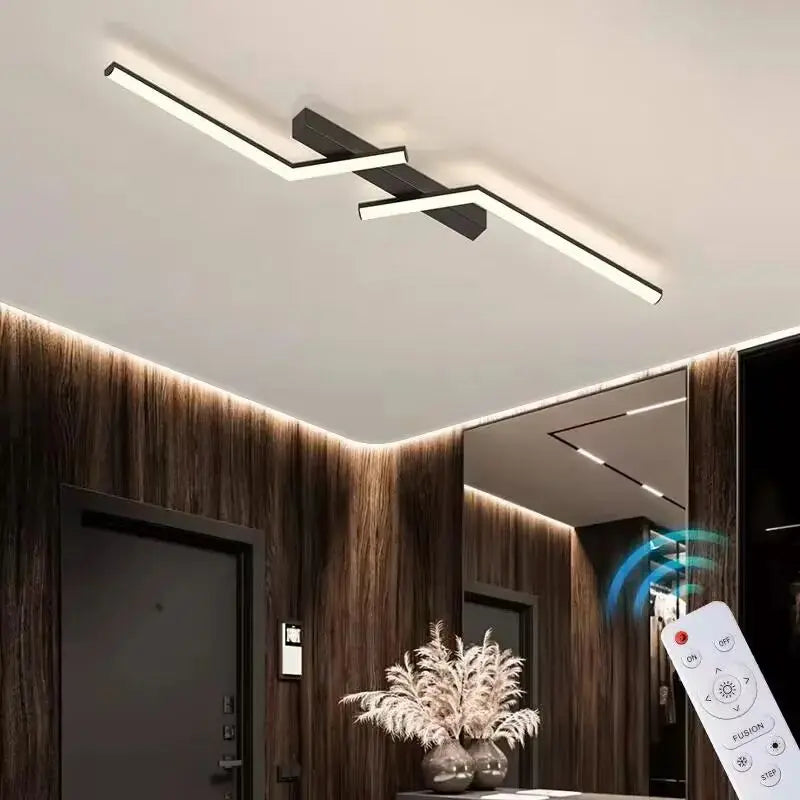 SleekGlow - Ceiling Light with LED Strip