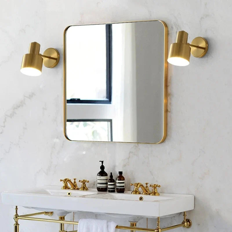 CelestialBrass - Modern Brass Plated Wall Sconce