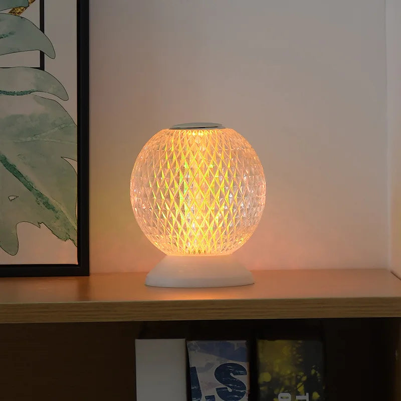 FlexiLuxe - Modern Wireless Crystal Table Lamp